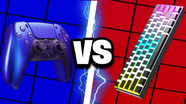 ⭐KEYBOARD VS CONTROLER RED VS BLUE 🔴🔵