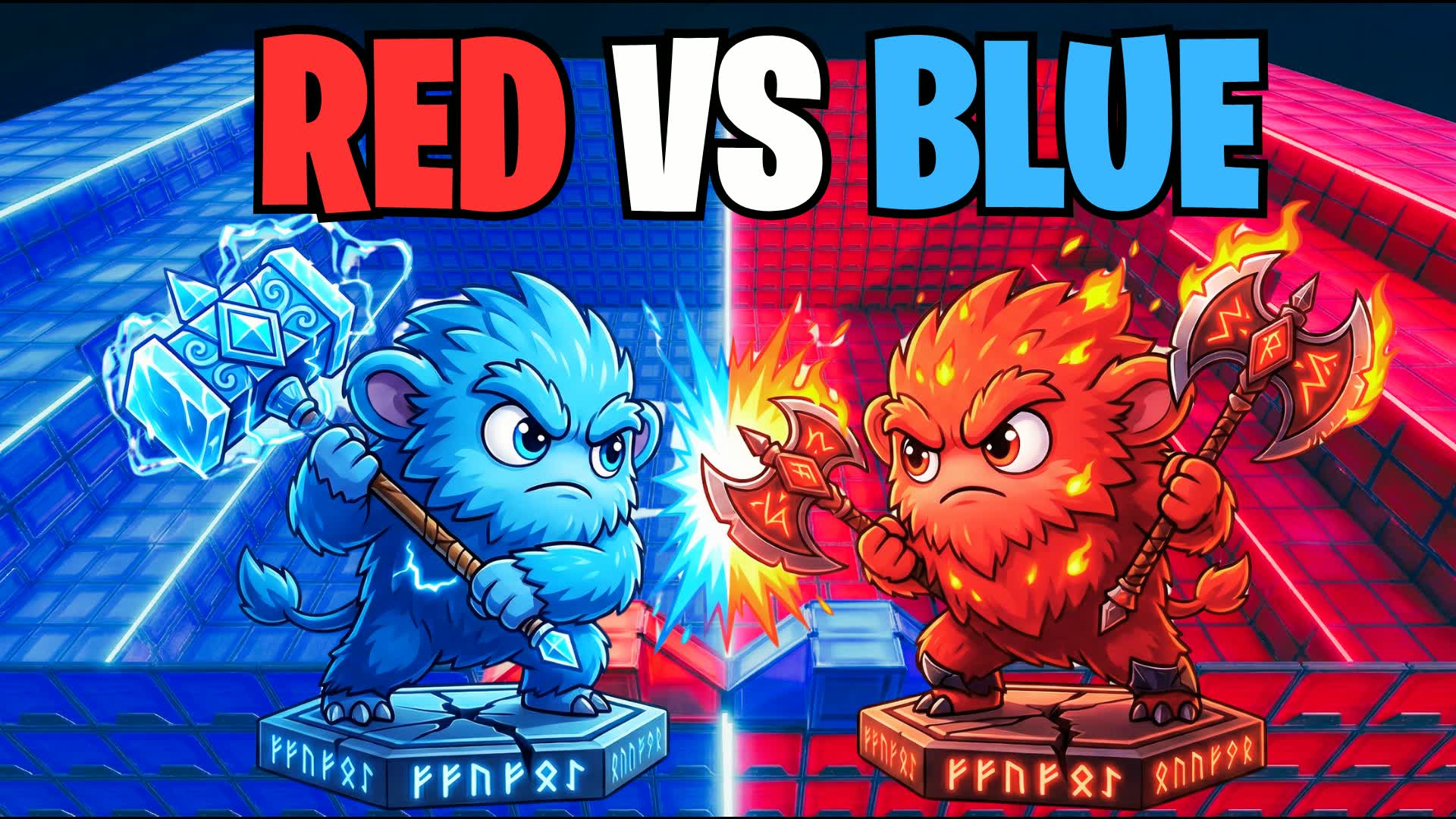XD RED VS BLUE 🔴🔵
