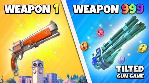 😎 GUN GAME 🔫 TILTED ONE SHOT RANKED