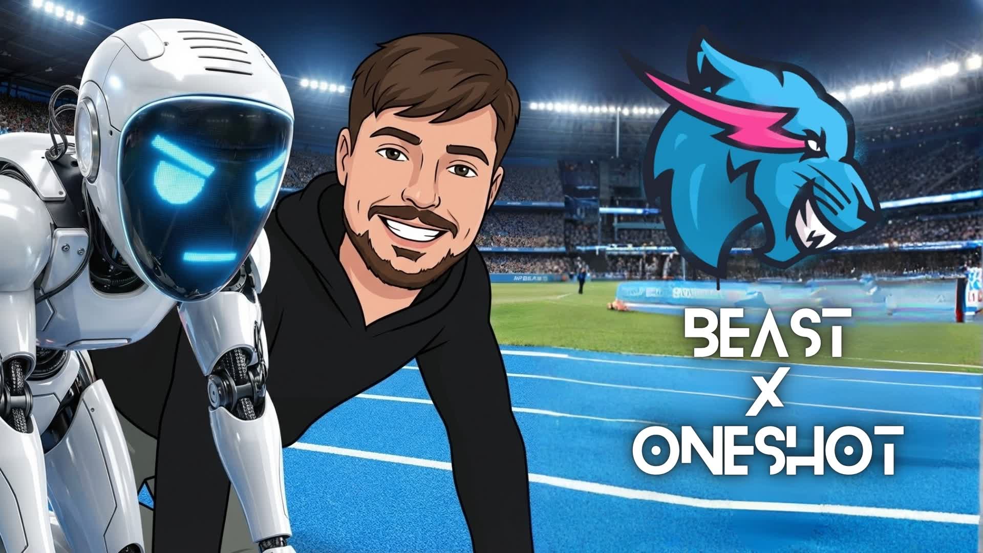 World's Fastest Man Vs Robot!