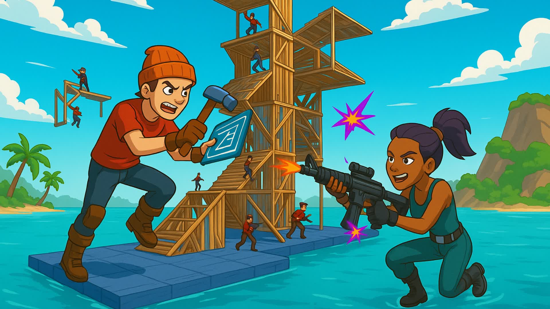 Paradise Build Fight