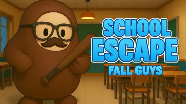 ESCAPE SCHOOL FALL GUYS