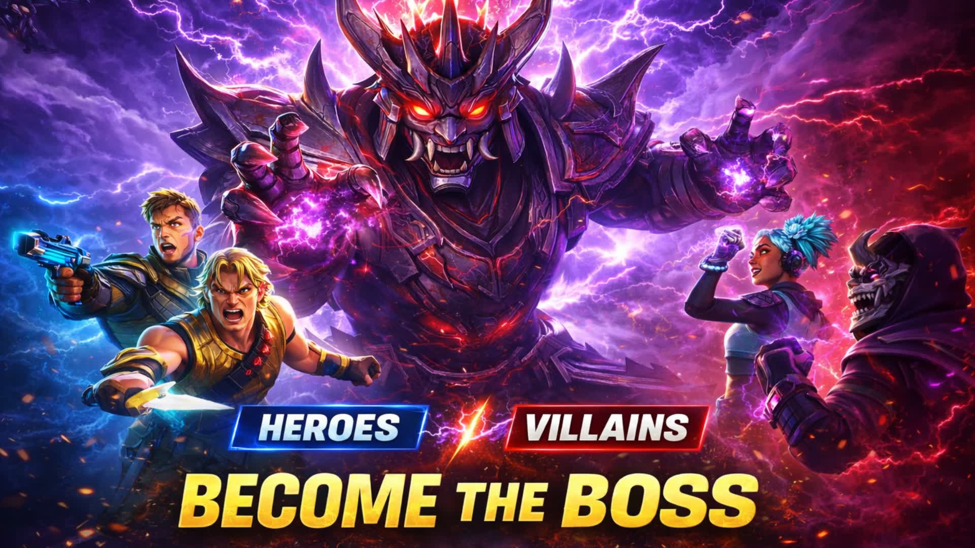 ⭐Heros vs Villians⭐ 20 v 20