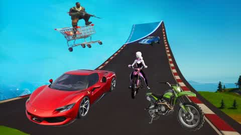 BIG RAMP MEGA CARS * SUPER RAMPA