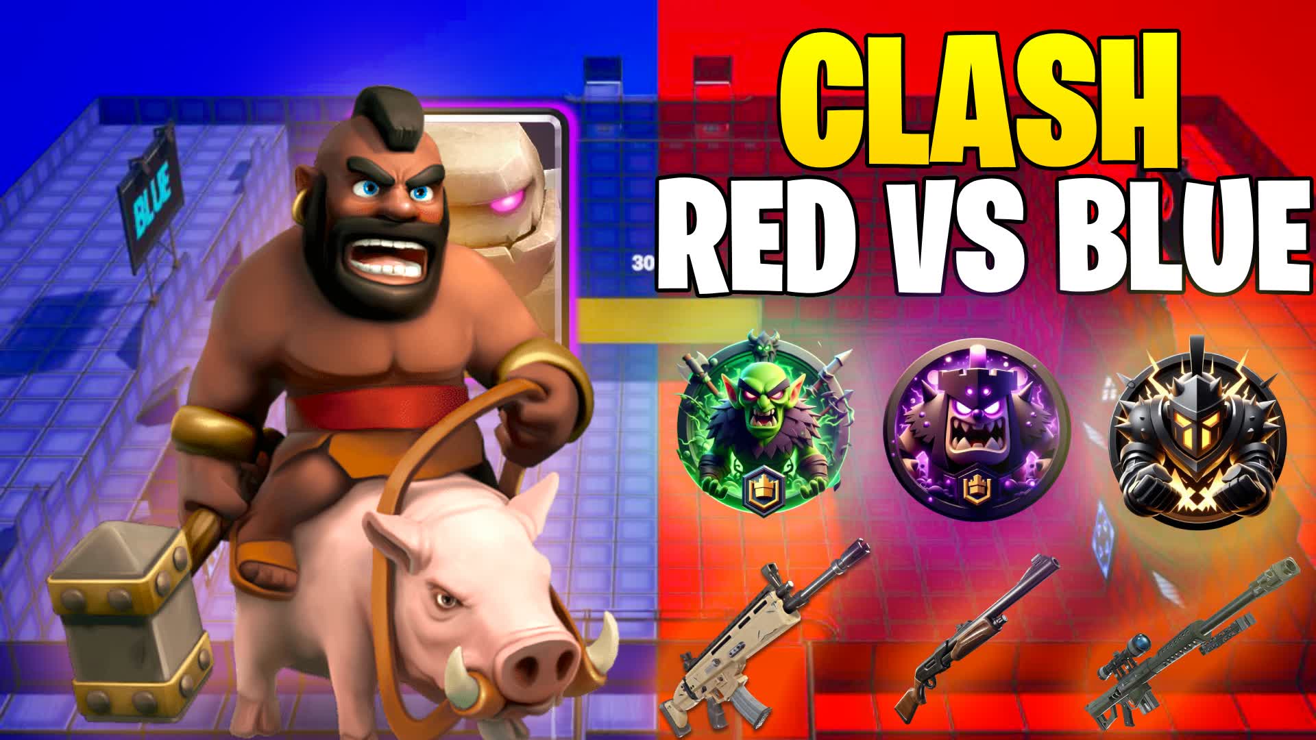 🔵FortRoyale Red Vs Blue🔴