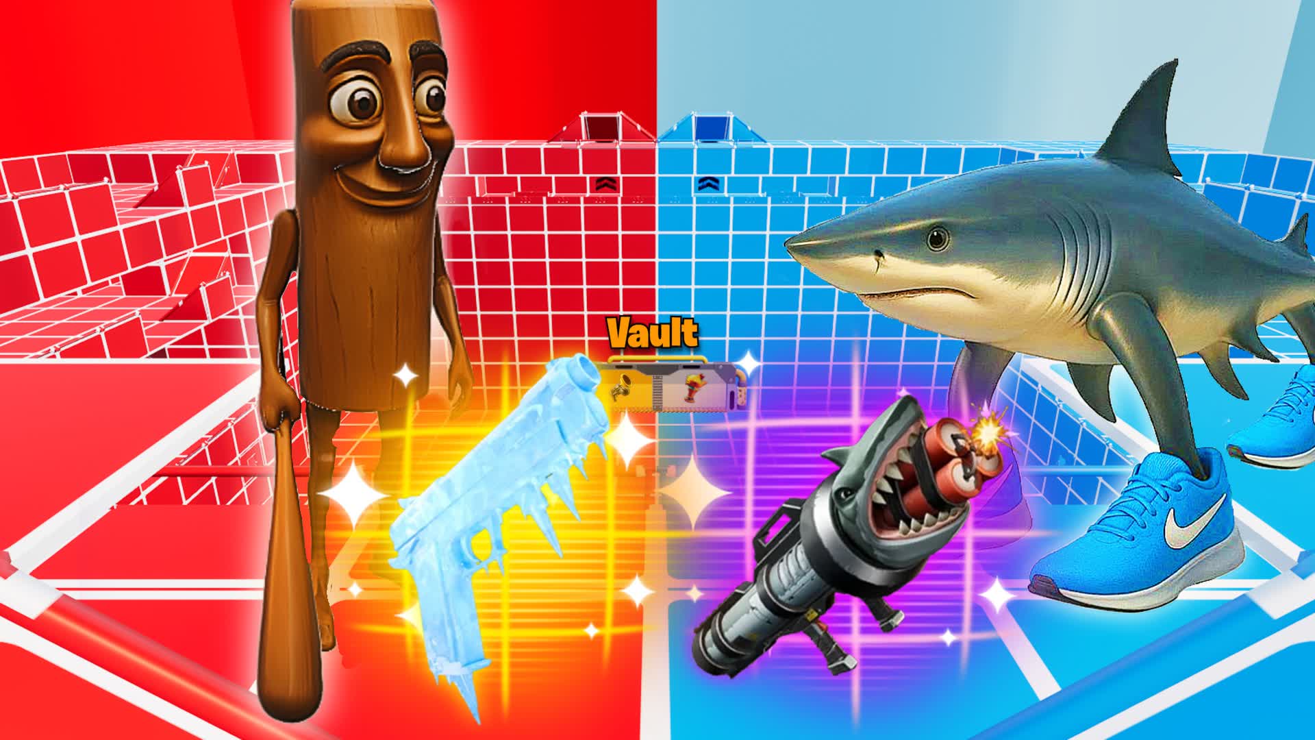 TUNG TUNG VS TRALALERO 🌟 RED VS BLUE