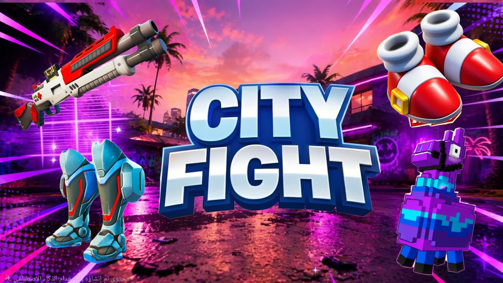 GRAND FIGHTING CITY DRIVING — Fortnite island 7813-4339-9196 by Frist98