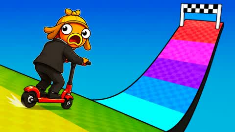 OBBY ON A SCOOTER