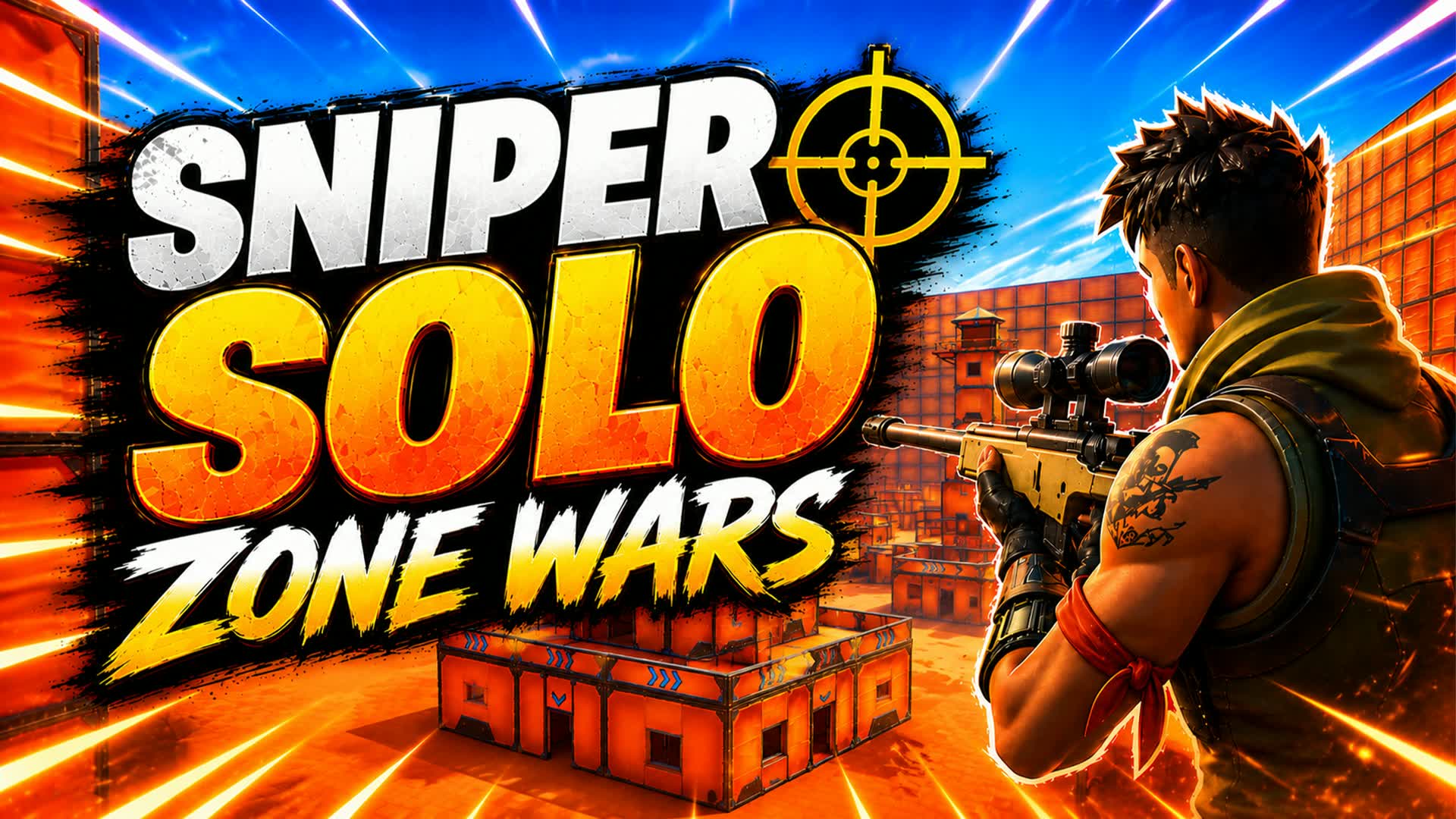 🎯 SNIPER SOLO - ZONE WARS 🌀