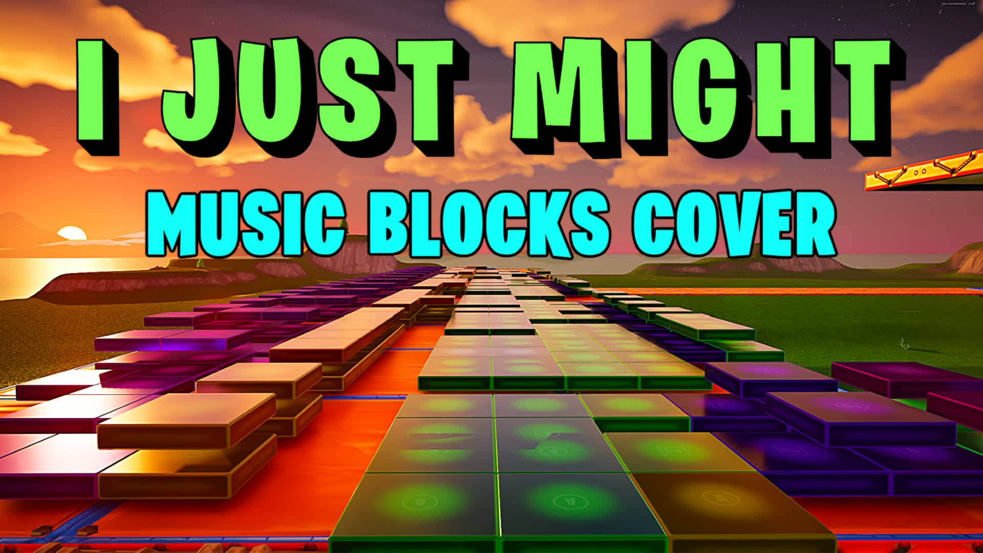 I Just Might Music Blocks Cover