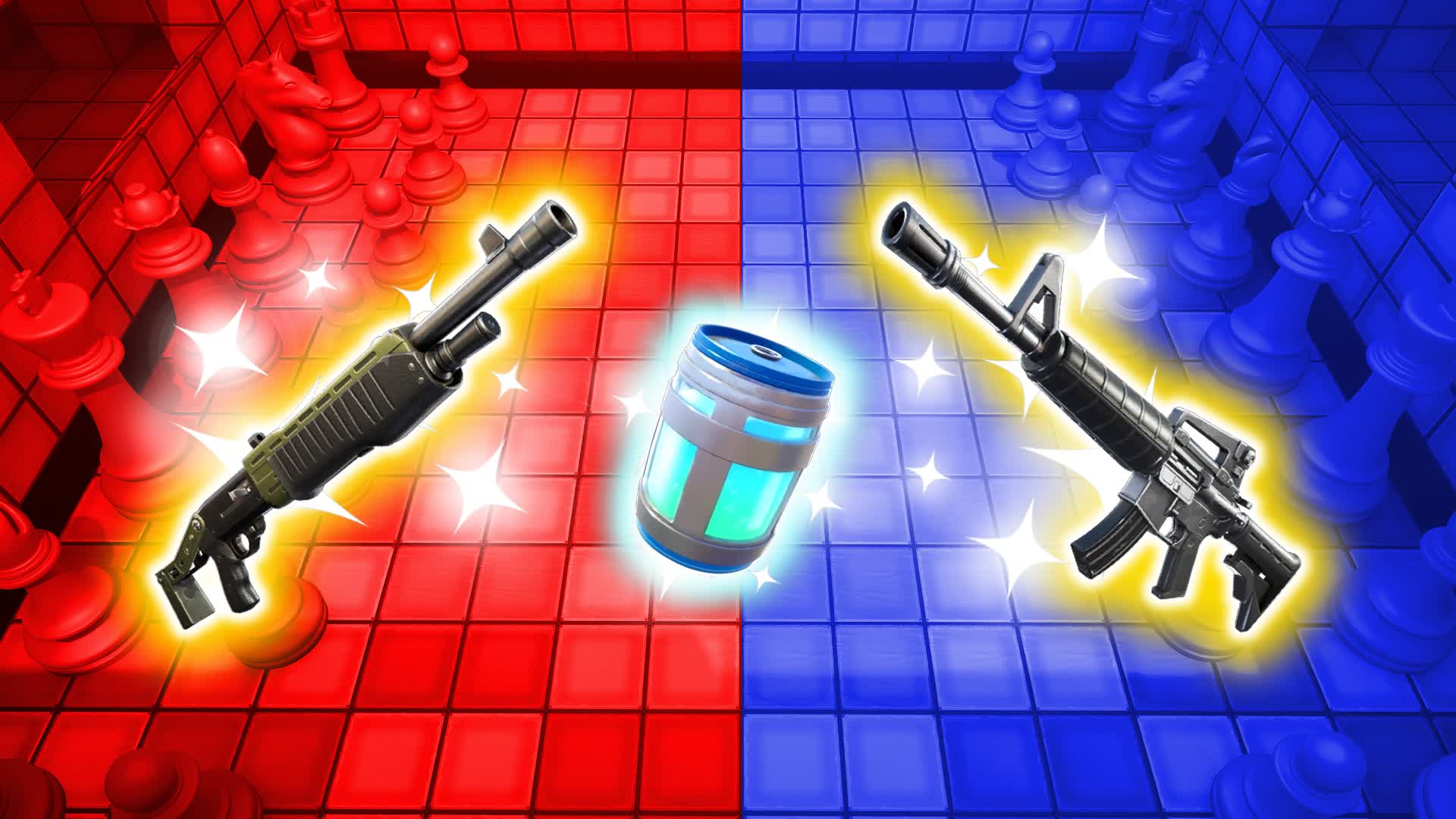 Chessboard Red Vs Blue