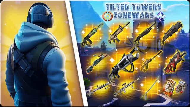 TILTED TOWERS ZONE WARS 🌆