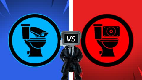 Skibidi Toilet Wars: Red vs Blue Edition