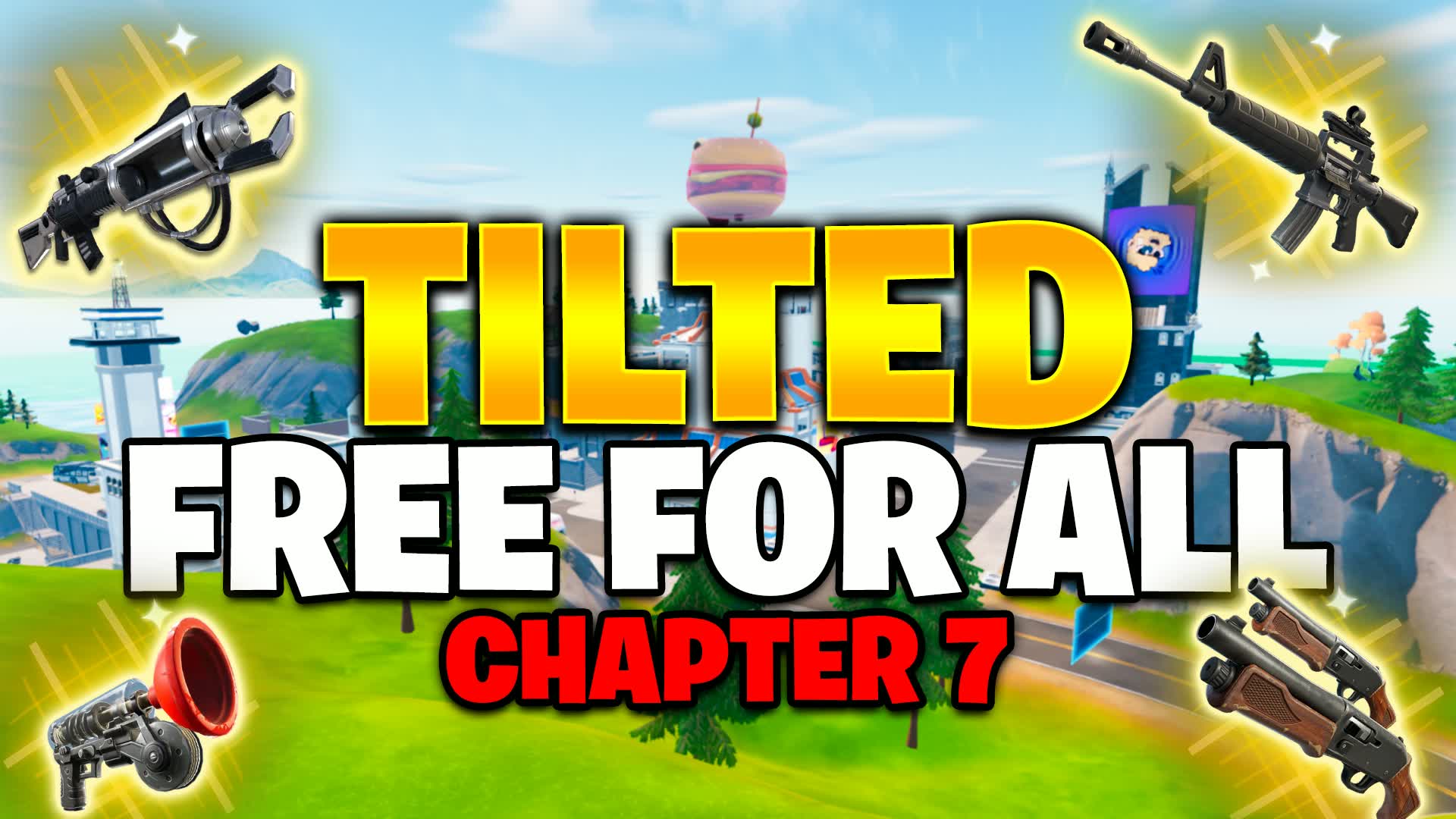 TILTED 1v1v1 GUN GAME ONE SHOT🎯