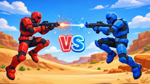 🔴🔵 Red vs Blue: Desert Arena ⚔️🏜️