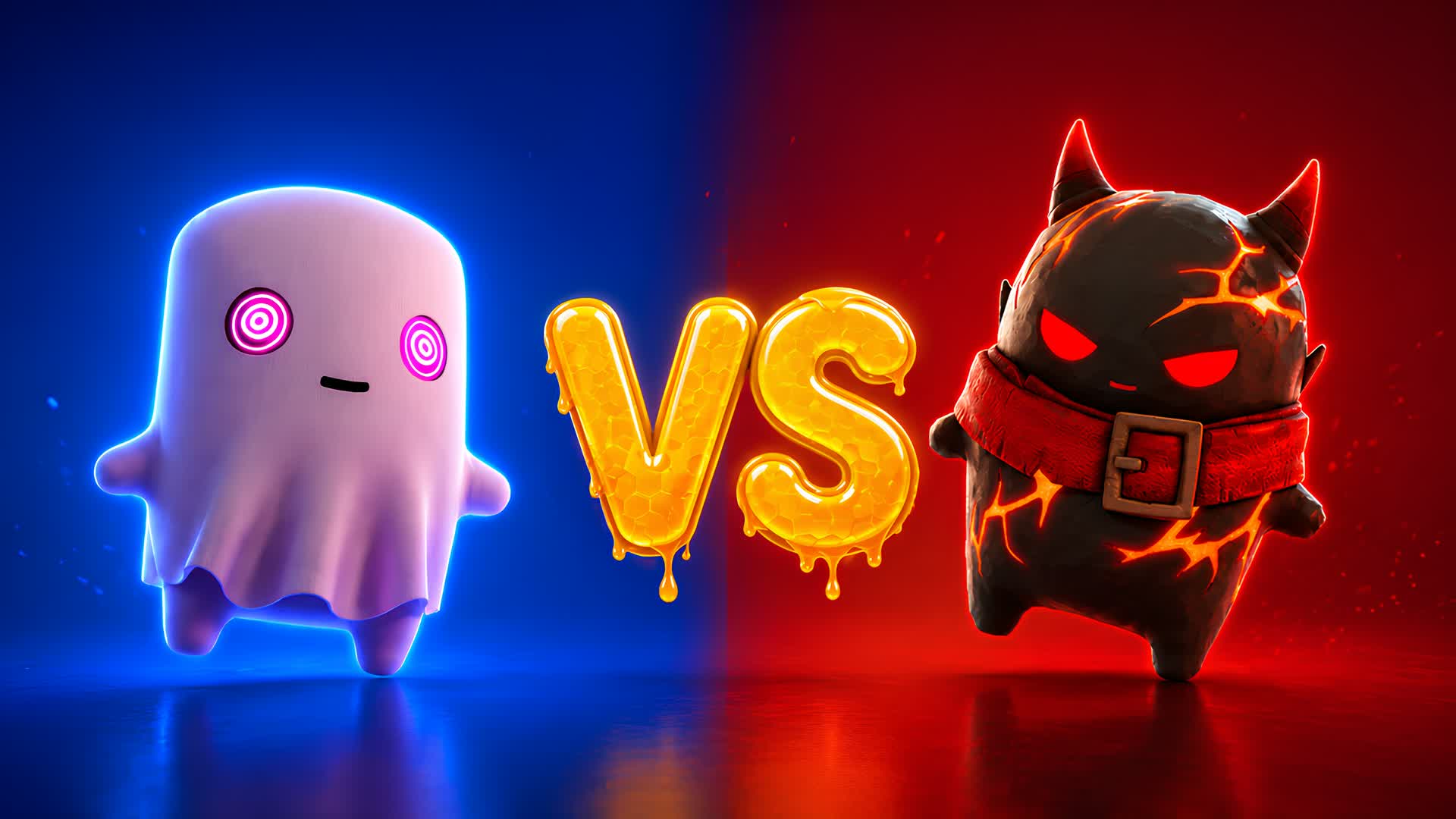ハニーレッドvsブルー🔴🔵