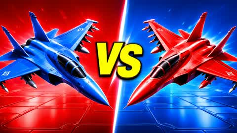 JET BATTLE RED VS BLUE RVB🔴🔵