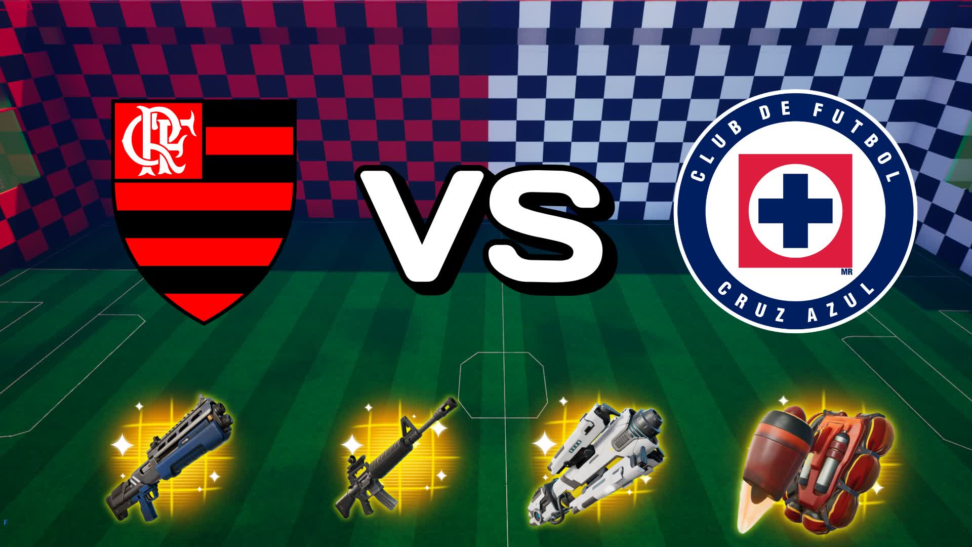 FLAMENGO VS CRUZ AZUL - RED VS BLUE 🔴🔵