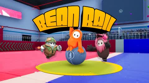 Bean Ball : Fall Guys Soccer🌆🔵🔴