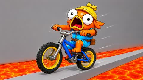 +1 Double Jump Bicycle Escape