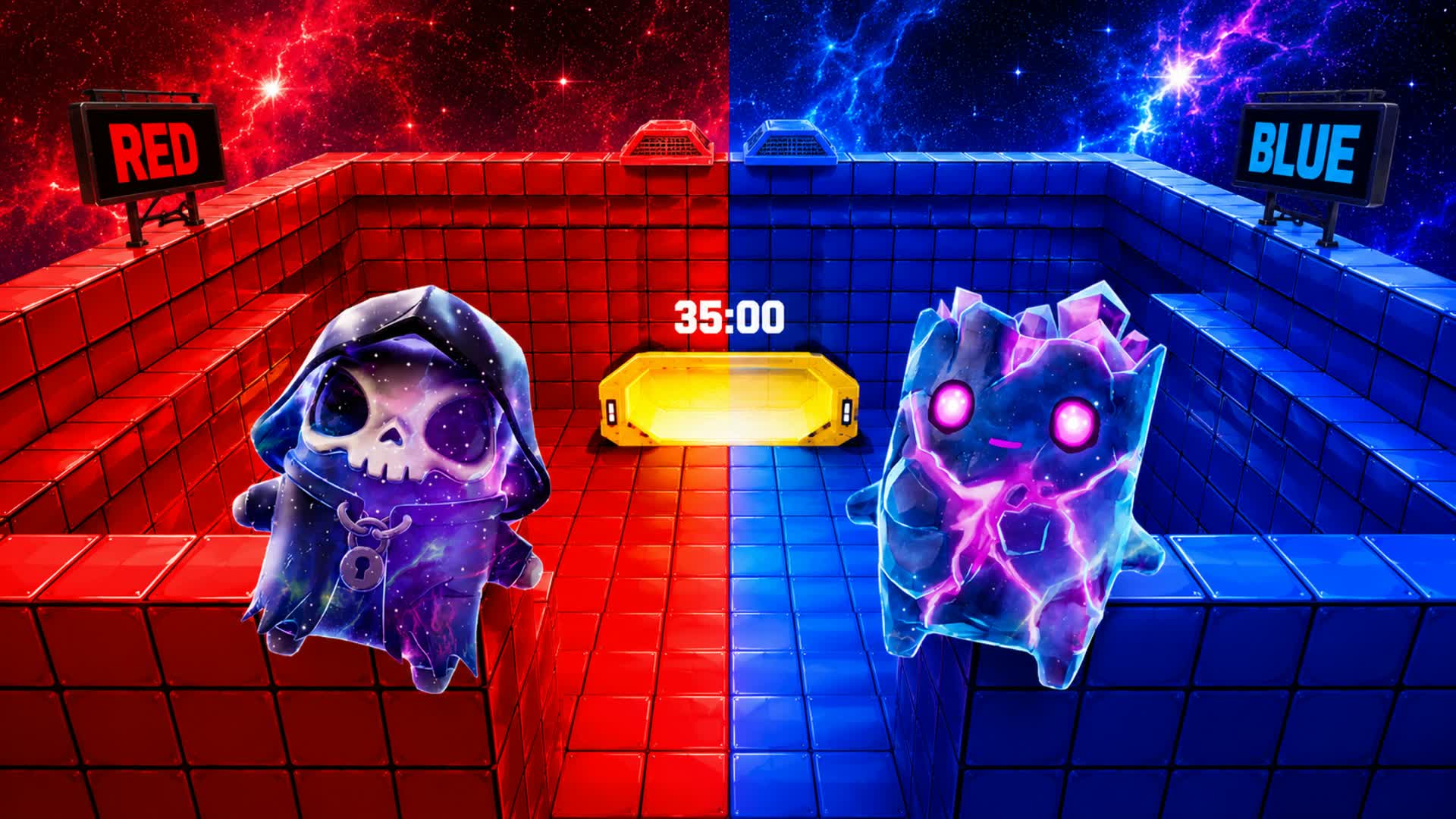 🔴🔵 RED vs BLUE Super Chaos
