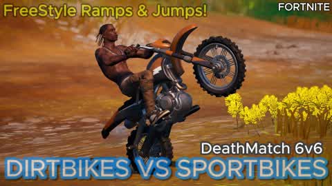 Dirtbikes VS Sportbikes!🚴6v6🛞PVP