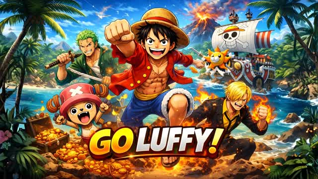 🏝️ GO LUFFY! ZONE WARS 🏴‍☠️