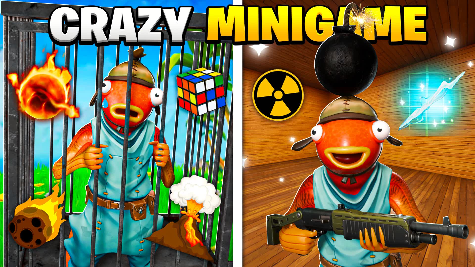 CRAZY MINIGAME PVP⭐ 858303676820 by shoot Fortnite Creative Map