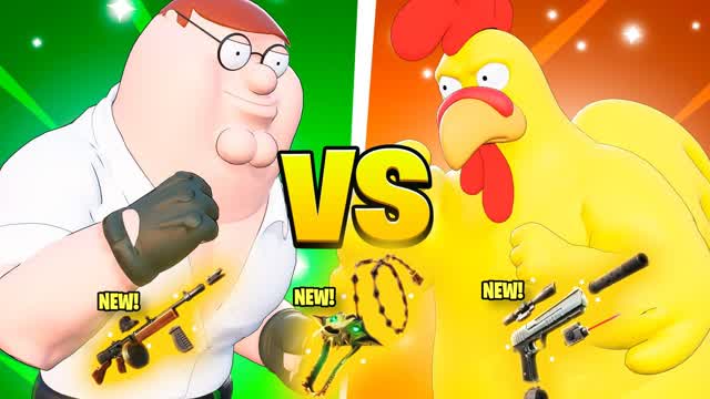 NEW!🏠PETER VS GIANT CHICKEN🐔