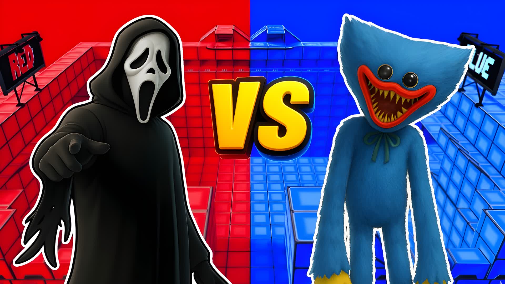 HUGGY VS BOO 🔴🔵 RED VS BLUE