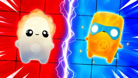 SUPER RED VS BLUE🔴🔵RVB SPACE
