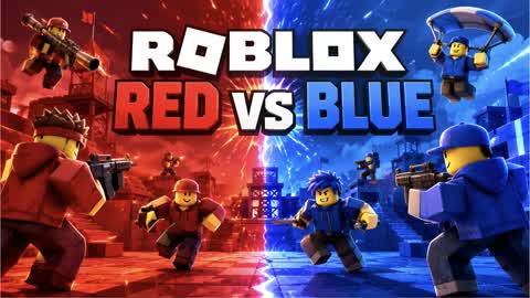 ROBLOX RED vs BLUE 🤖🔴🔵