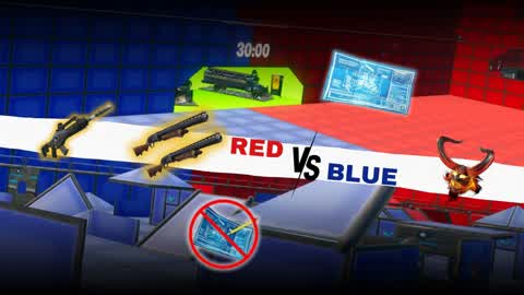 2in1 RED VS BLUE🔴🔵BUILD👷‍♂️/NoBUILD🚫