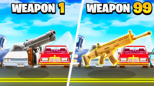 CARS INFINITE RANDOM GUN GAME 🚓