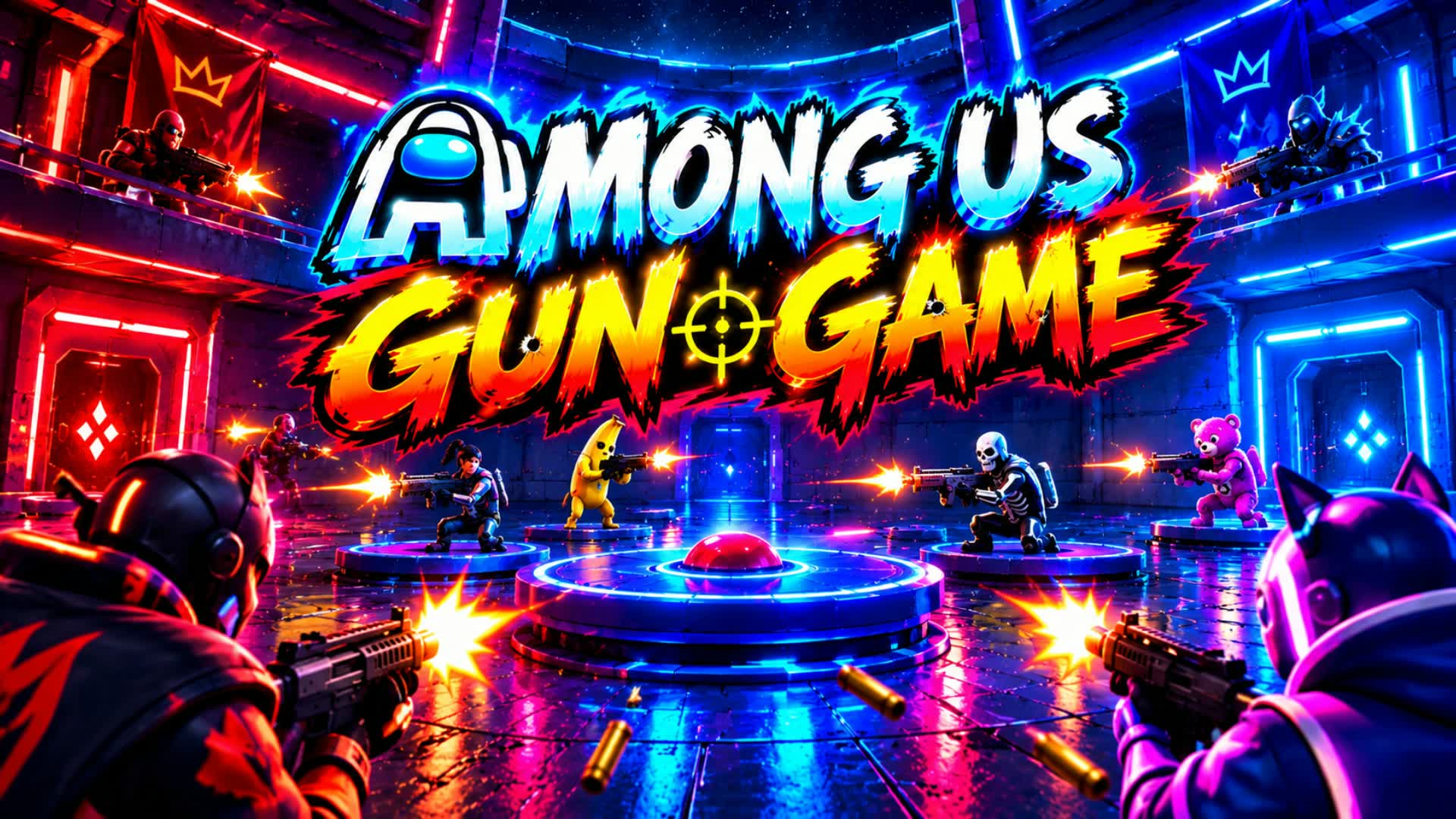 Among Us Gun Game The Skeld