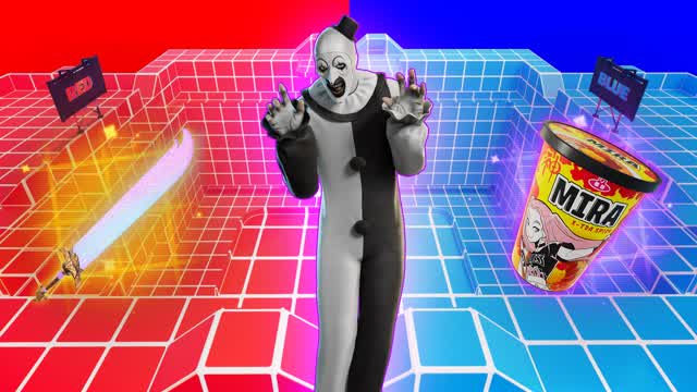 CLOWN SPOOKY 🎃 KPOP RED VS BLUE🔴🔵