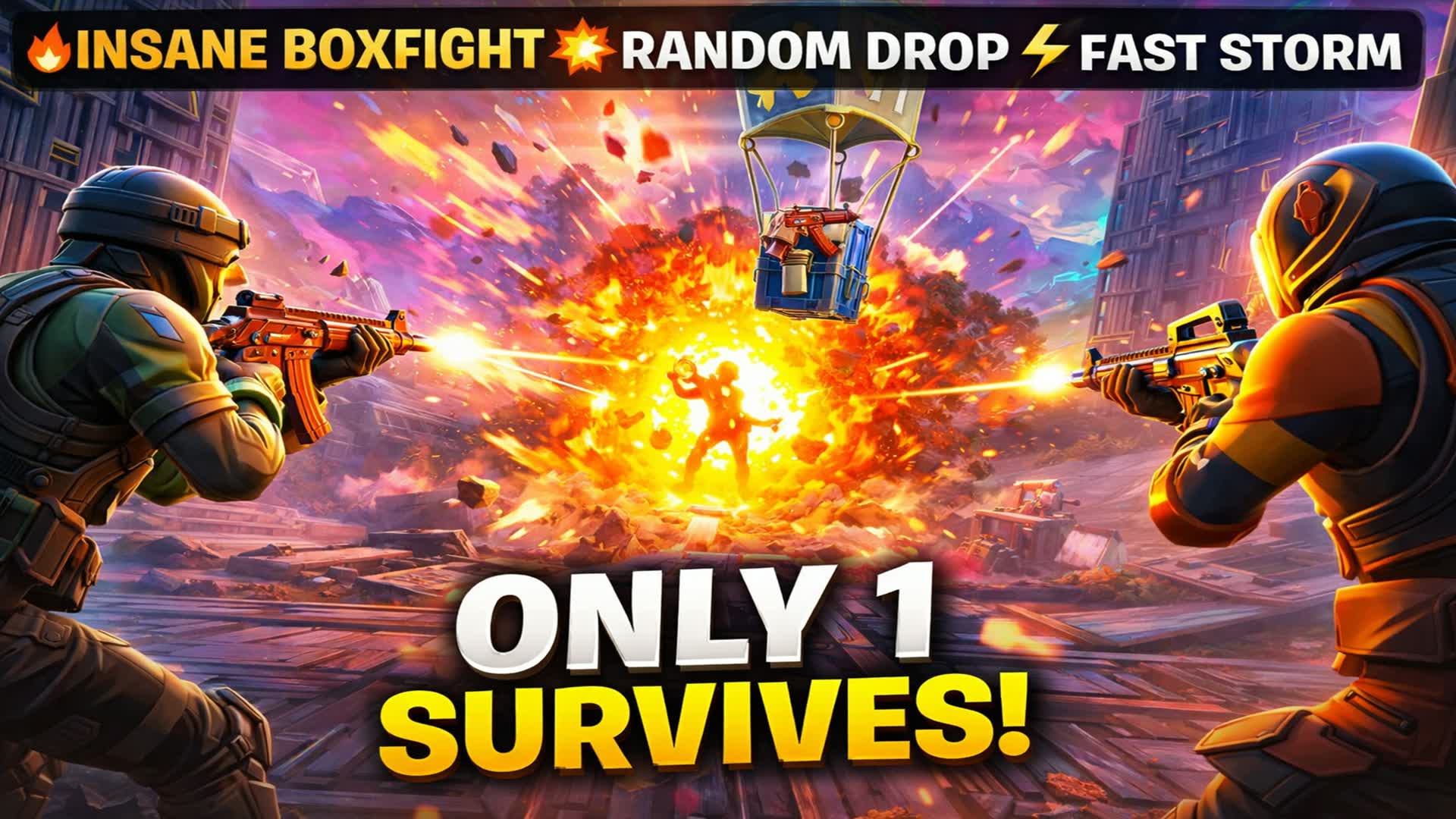 🔥 狂気のボックスファイト 💥 ランダムドロップ ⚡ ストーム