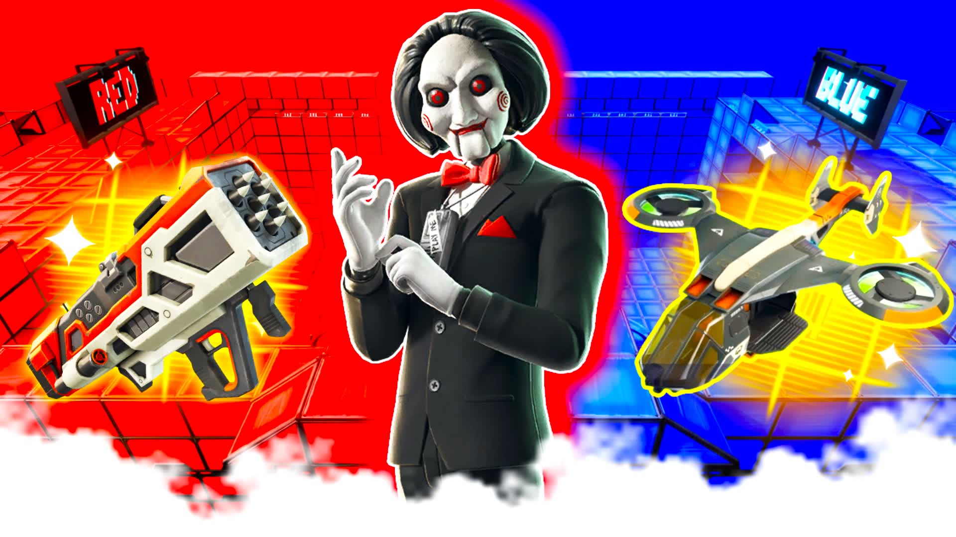 SIMPLE TMNT RED VS BLUE تايايياي