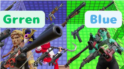 All Chapter Green vs Blue🔫🔫🔫