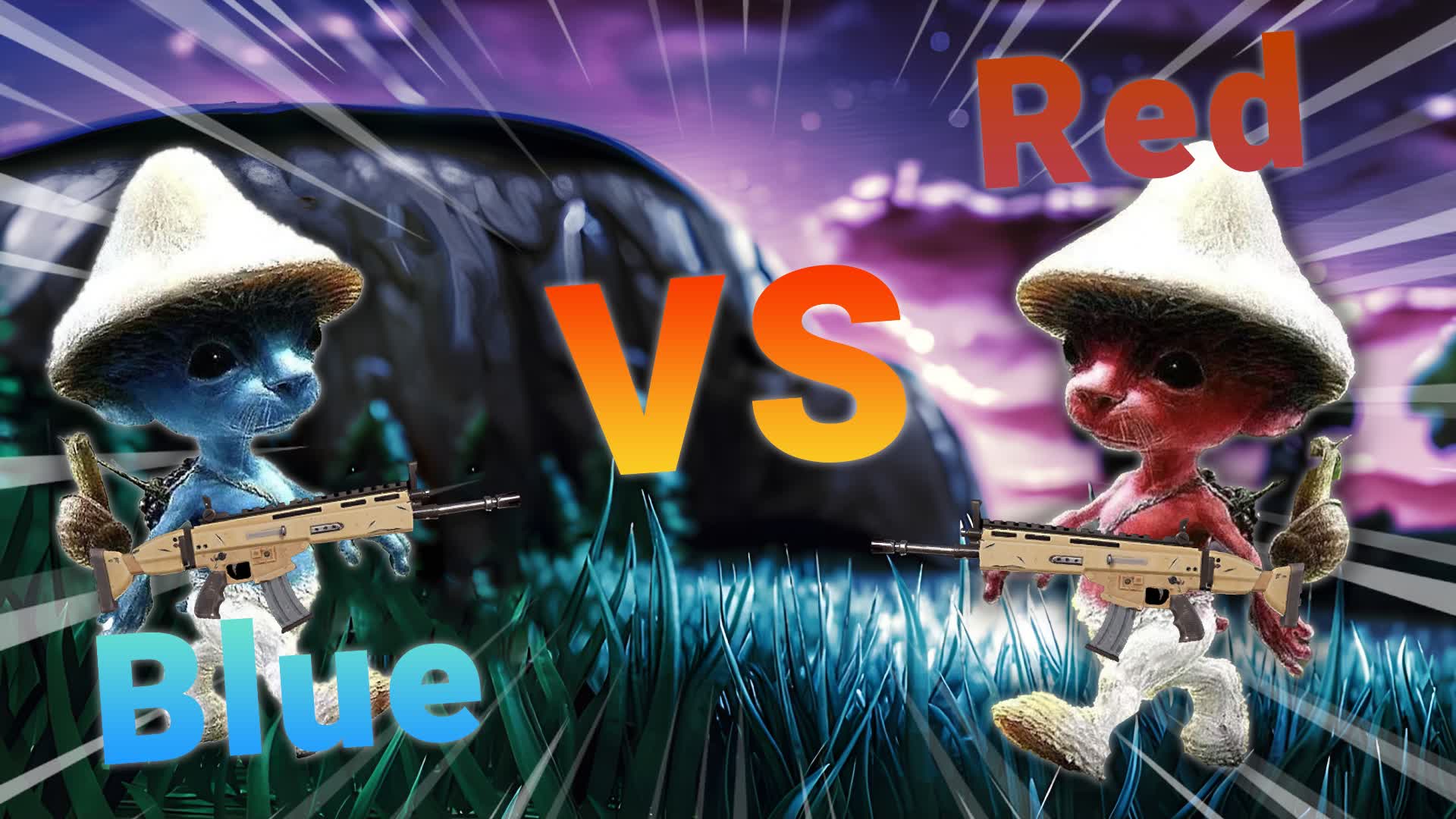 WE LIVE BLUE WE LIE RED 1V1
