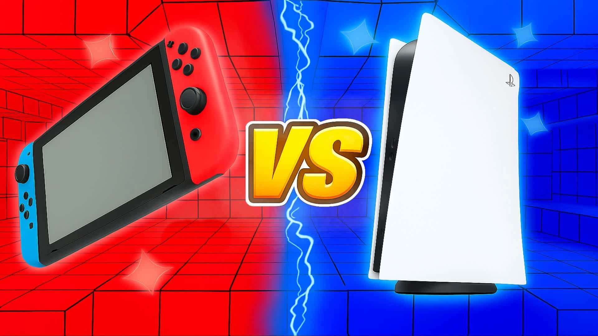 SWITCH VS PLAYSTATION 🔴 RED VS BLUE 🔵