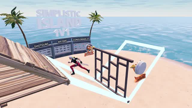 1v1 Build Fight Island