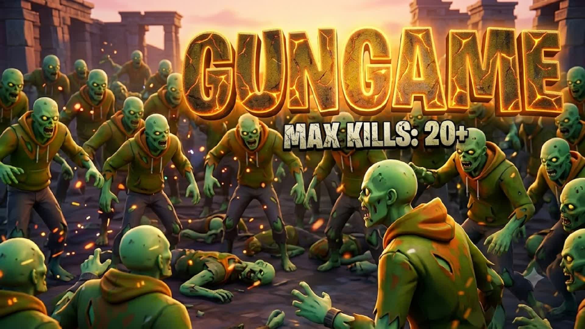 😎 GUN GAME 🔫 ZOMBIE