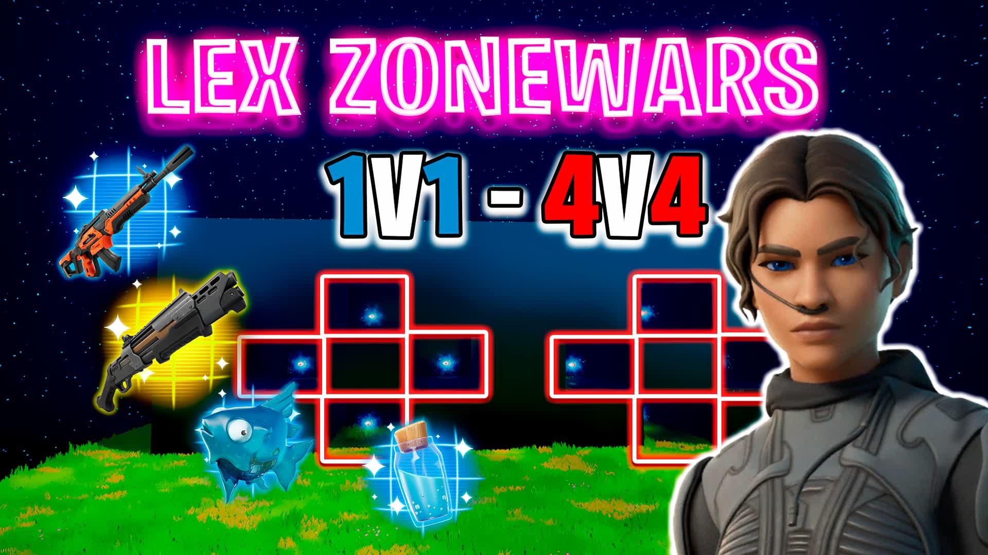🔥Lex 1v1-4v4🔥