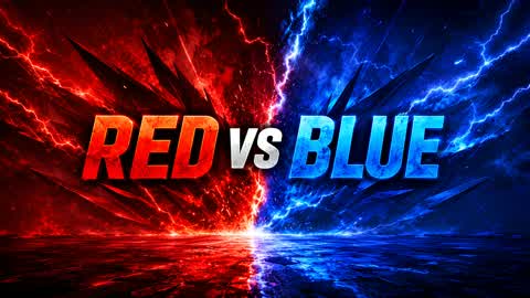 MEGA NEW RED VS BLUE 🔴🔵