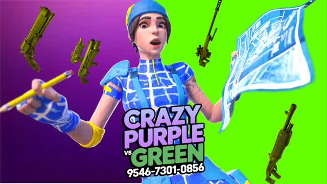 CRAZY PURPLE VS GREEN