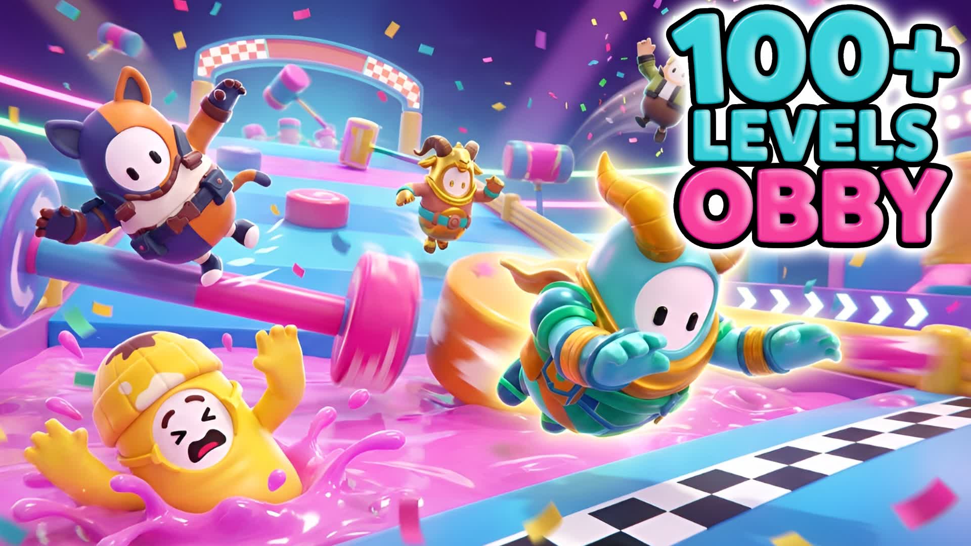 ⭐フォールガイズ100+OBBYアスレチック デスラン