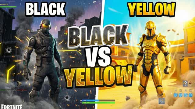 (Black VS Yellow)⚫🟡