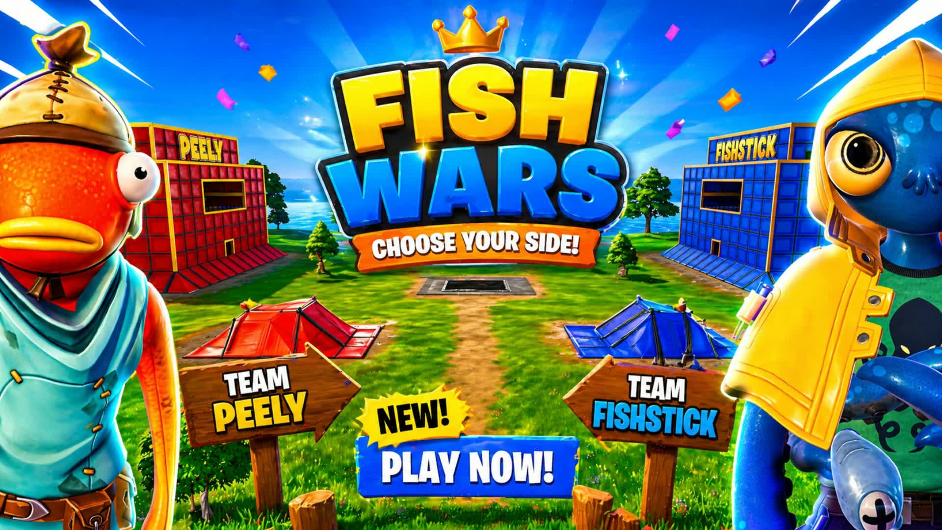 FISH WARS - Red Vs Blue