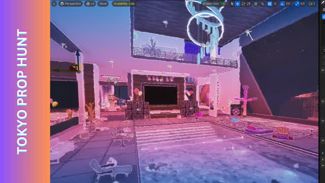 Neo Tokyo prop hunt (first person)